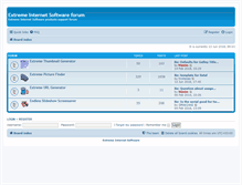 Tablet Screenshot of forum.exisoftware.com